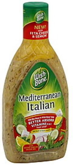 Wishbone Mediterranean Italian Dressing - 16 Oz, Nutrition Information ...