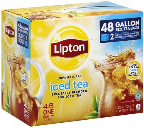 Lipton Tea Bags Iced Tea - 2 ea, Nutrition Information | Innit