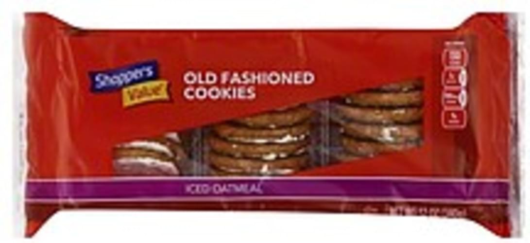 shoppers-value-old-fashioned-iced-oatmeal-cookies-12-oz-nutrition