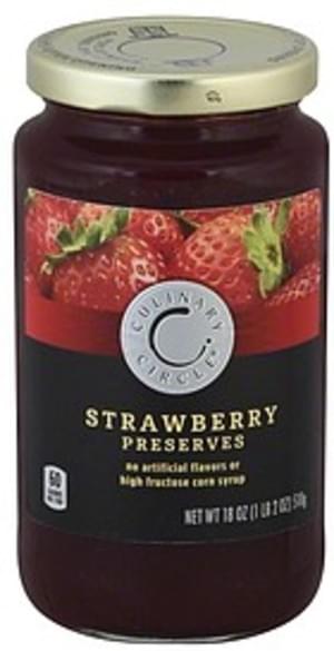 Culinary Circle Strawberry Preserves - 18 oz, Nutrition Information | Innit