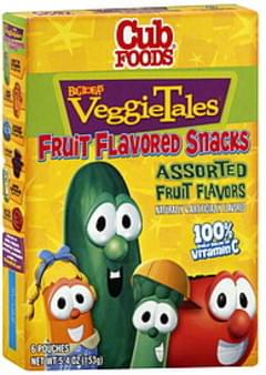 Cub Foods Veggie Tales, Assorted Flavors Fruit Flavored Snacks - 6 ea ...