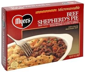 Myers Beef Shepherd's Pie - 14 oz, Nutrition Information | Innit