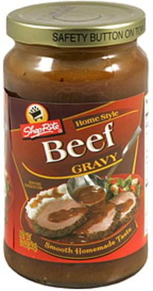 Shoprite Beef Gravy - 12 Oz, Nutrition Information 