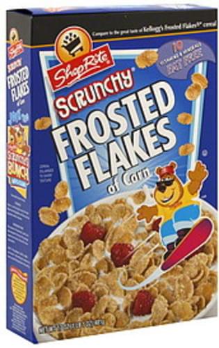 Shoprite Frosted Flakes Cereal - 17 Oz, Nutrition Information 