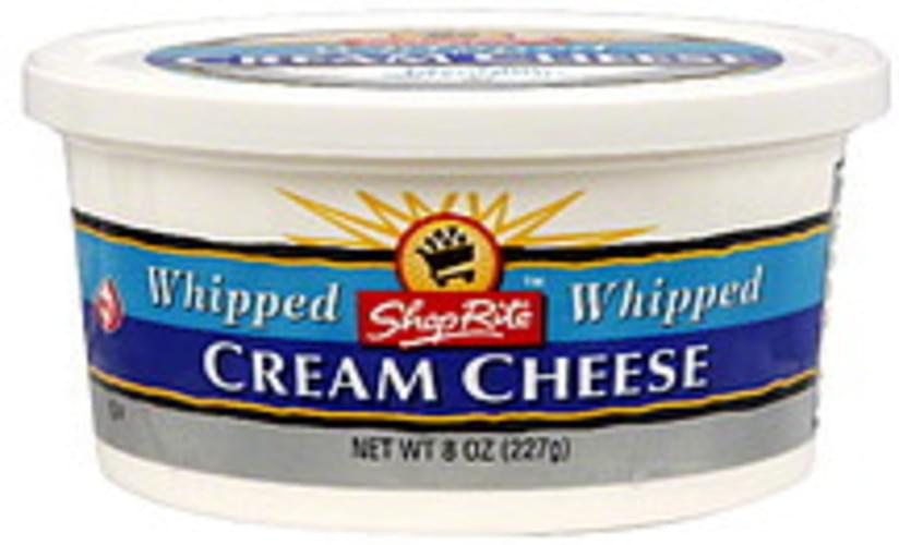 ShopRite Whipped Cream Cheese - 8 oz, Nutrition Information | Innit