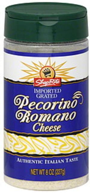 ShopRite Pecorino Romano Grated Cheese - 8 oz, Nutrition Information ...