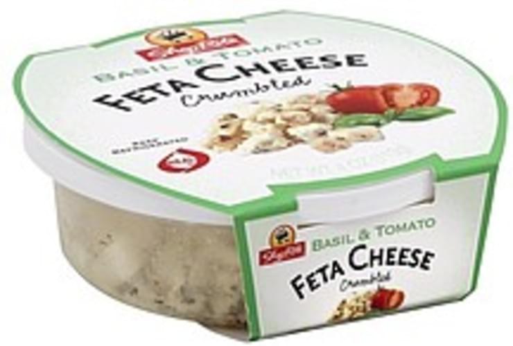 Shoprite Crumbled Feta Basil Tomato Cheese Oz Nutrition Information Innit