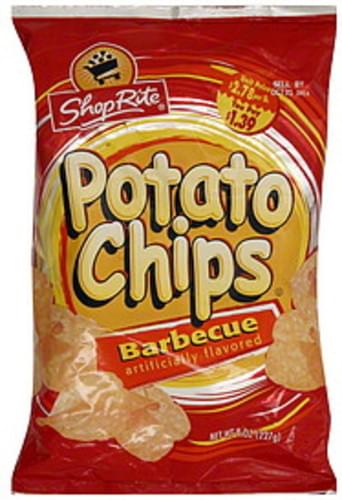 ShopRite Barbecue Potato Chips - 8 oz, Nutrition Information | Innit