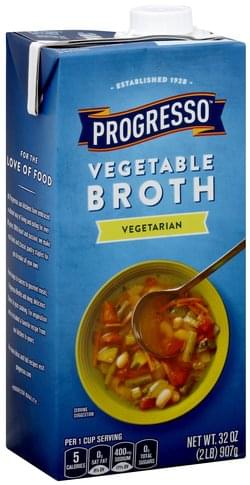 Progresso Vegetable Broth - 32 oz, Nutrition Information | Innit