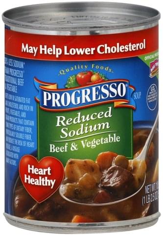 Progresso Beef & Vegetable Soup - 18.5 Oz, Nutrition Information | Innit