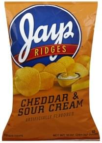 Lays Ridges, Cheddar & Sour Cream Potato Chips - 10 oz, Nutrition ...