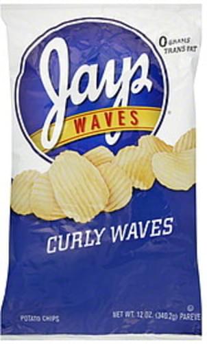 Jays Curly Waves Potato Chips 12 Oz Nutrition Information Innit