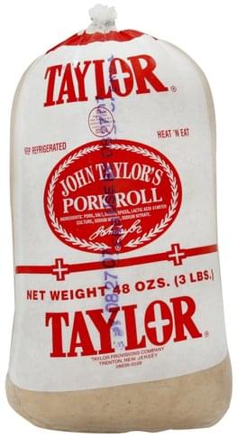 John Taylors Pork Roll - 48 oz, Nutrition Information | Innit