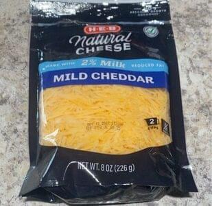 365 Everyday Value Shredded Mild Cheddar Cheese - 28 G, Nutrition ...