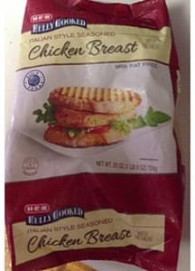 H-E-B Fully Cooked Chicken Breast - 142 G, Nutrition Information | Innit