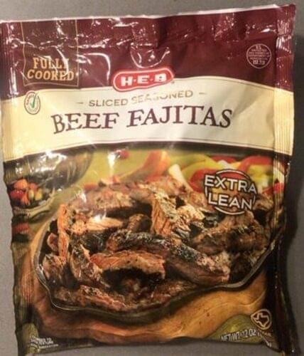 H E B Fully Cooked Sliced Seasoned Beef Fajitas 85 G Nutrition