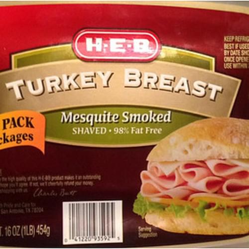 H-E-B Turkey Breast - 56 G, Nutrition Information | Innit