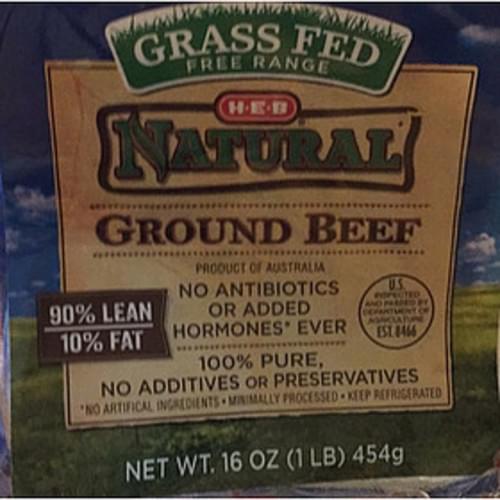 H-E-B Ground Beef - 112 G, Nutrition Information | Innit