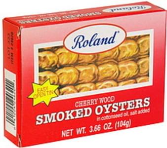 Roland Cherry Wood Smoked Oysters Oz Nutrition Information Innit