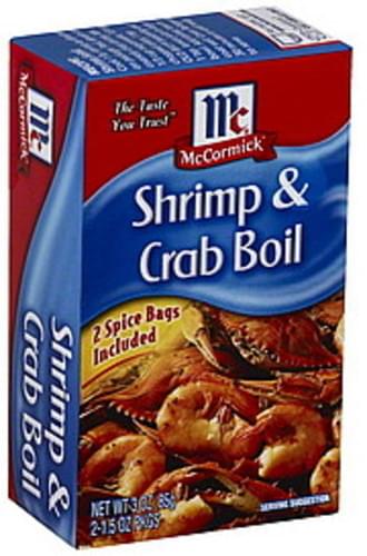 McCormick McCormick Golden Dipt Shrimp & Crab Boil Spice - 3 oz ...