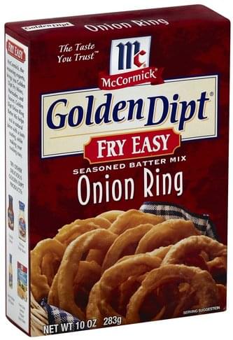 McCormick Seasoned, Onion Ring Batter Mix - 10 oz, Nutrition