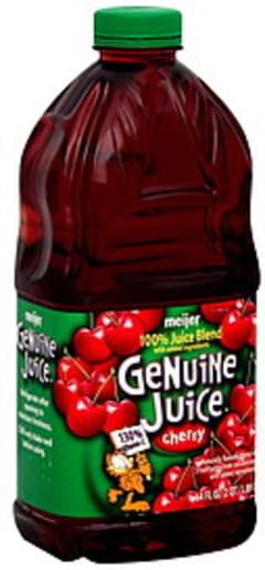 Meijer Cherry 100 Juice Blend 64 Oz Nutrition Information Innit