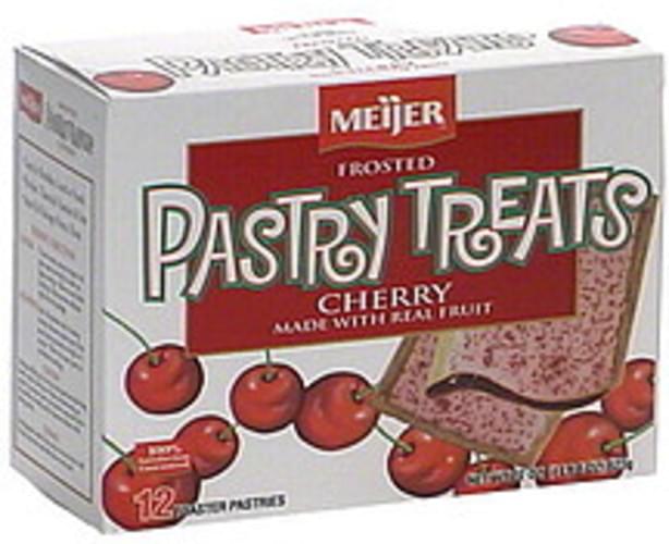 Meijer Frosted Pastry Treats, Cherry - 12 ea, Nutrition Information | Innit