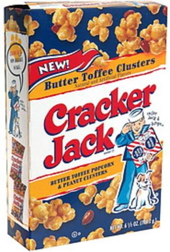 Cracker Jack Prize Inside Butter Toffee Popcorn & Peanut Clusters - 6.5 ...