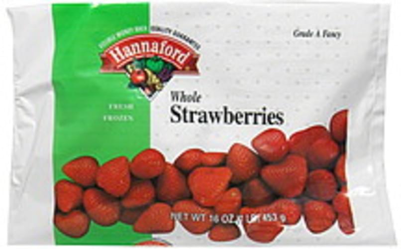 Hannaford Whole Strawberries - 16 oz, Nutrition Information | Innit