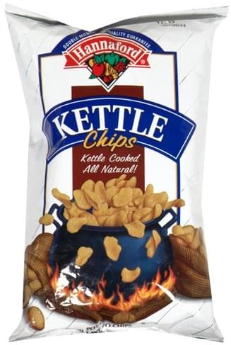 Hannaford Kettle Chips Potato Chips - 10 oz, Nutrition Information | Innit