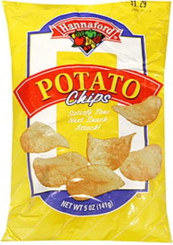 Hannaford Potato Chips - 5 oz, Nutrition Information | Innit