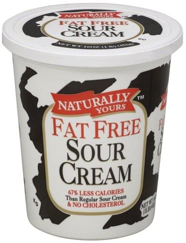 Naturally Yours Fat Free Sour Cream 16 Oz Nutrition Information Innit   00041271024975 3T8XUSyNSa25Iw 0 S500 