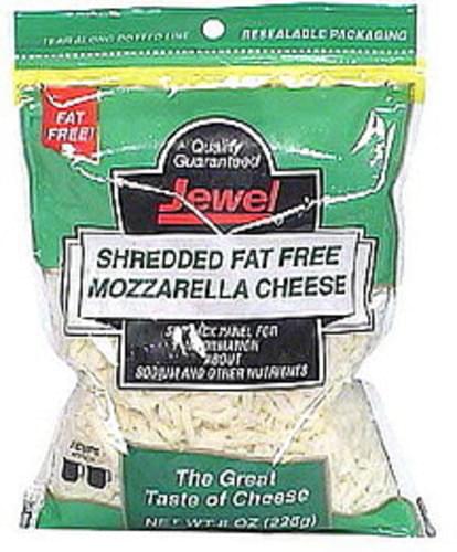 Jewel Fat Free Mozzarella Shredded Cheese 8 Oz Nutrition Information Innit