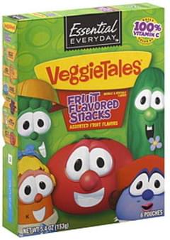 Meijer Assorted, Big Idea's Veggie Tales Fruit Flavored Snacks - 6 ea ...