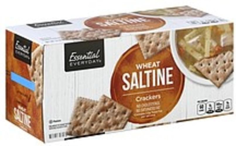 Essential Everyday Saltine, Wheat Crackers - 16 oz, Nutrition