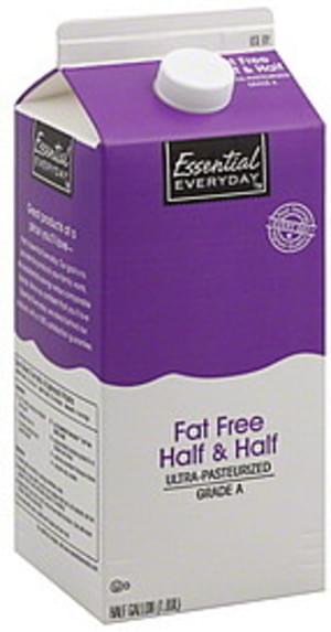 Essential Everyday Fat Free Half Half 0 5 Gl Nutrition Information Innit