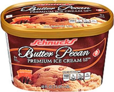 Schnucks Butter Pecan Ice Cream - 48 oz, Nutrition Information | Innit