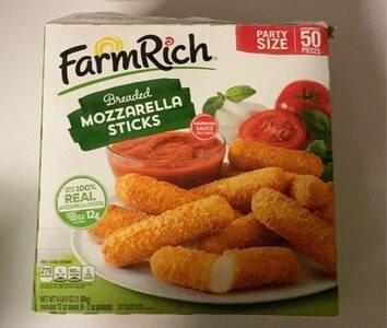 Poppers Battered, Mozzarella Cheese Sticks - 32 oz, Nutrition ...