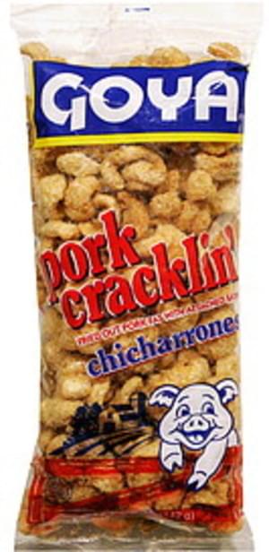 Goya Pork Cracklin Chicharrones Fried Out Pork Fat With Attached Skin