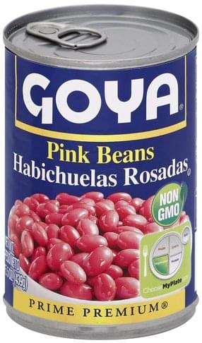 Goya Prime Premium Pink Beans - 15.5 Oz, Nutrition Information | Innit