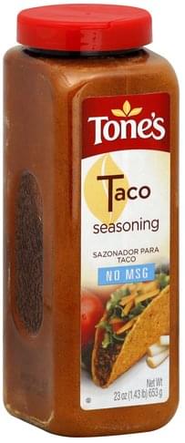 Tones Taco Seasoning - 23 oz, Nutrition Information | Innit