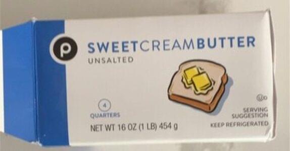 Kirkland Signature Unsalted Sweet Cream Butter - 14 G, Nutrition ...