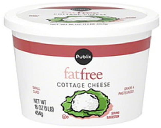 Publix Fat Free, Small Curd Cottage Cheese - 16 Oz, Nutrition ...