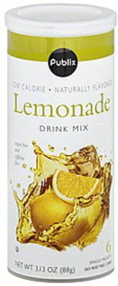 Publix Lemonade Drink Mix 6 Ea Nutrition Information Innit 4667