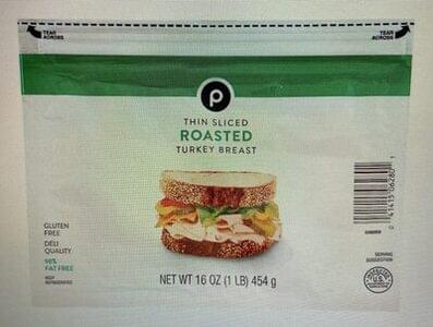 Publix Thin Sliced Roasted Turkey Breast - 56 g, Nutrition Information ...