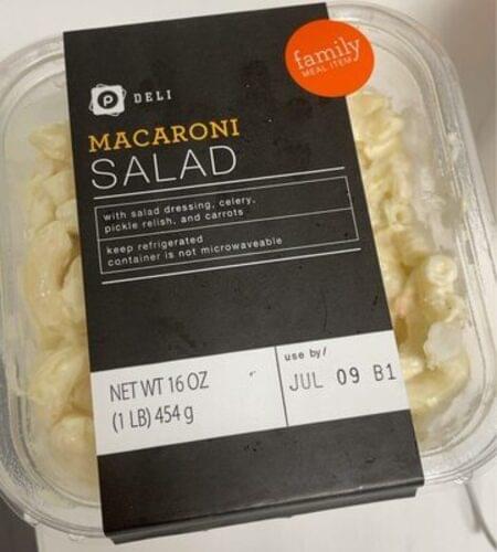 Publix Macaroni Salad - 140 G, Nutrition Information 