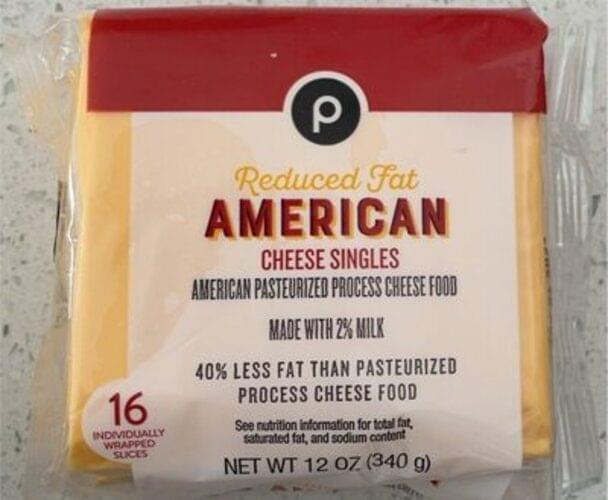 Publix 2% Milk American Cheese - 21 G, Nutrition Information | Innit