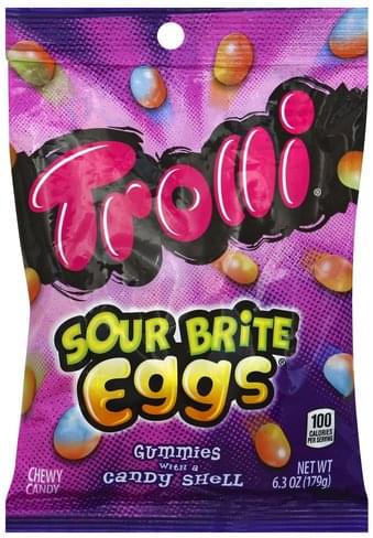 Trolli Sour Brite Eggs Gummies - 6.3 oz, Nutrition Information | Innit