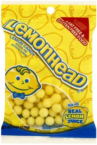 Lemonhead Lemon Candy - 6 oz, Nutrition Information | Innit