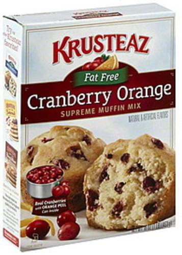 Krusteaz Supreme, Fat Free, Cranberry Orange Muffin Mix - 16 oz ...